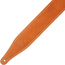 Load image into Gallery viewer, Levy M17BDS-TAN 2.5" Tan Butter Double Stitch 2.5-inch Wide Garment Leather Guitar Strap
