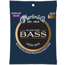 Load image into Gallery viewer, Martin M4750 Short-Scale 4-String Acoustic Bass Stings, Phosphor Bronze, 45-96-Easy Music Center
