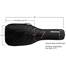 Load image into Gallery viewer, MONO M80-STEB-BLK Stealth Bass Guitar Case, Black-Easy Music Center
