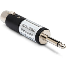 Load image into Gallery viewer, Hosa MIT-435 Impedance Transformer XLR3F to 1/4 in TS (Loc:1A)-Easy Music Center
