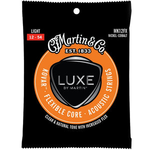 Martin MK12FX Luxe Kovar Flex Core Acoustic Strings, Light, 12-54-Easy Music Center