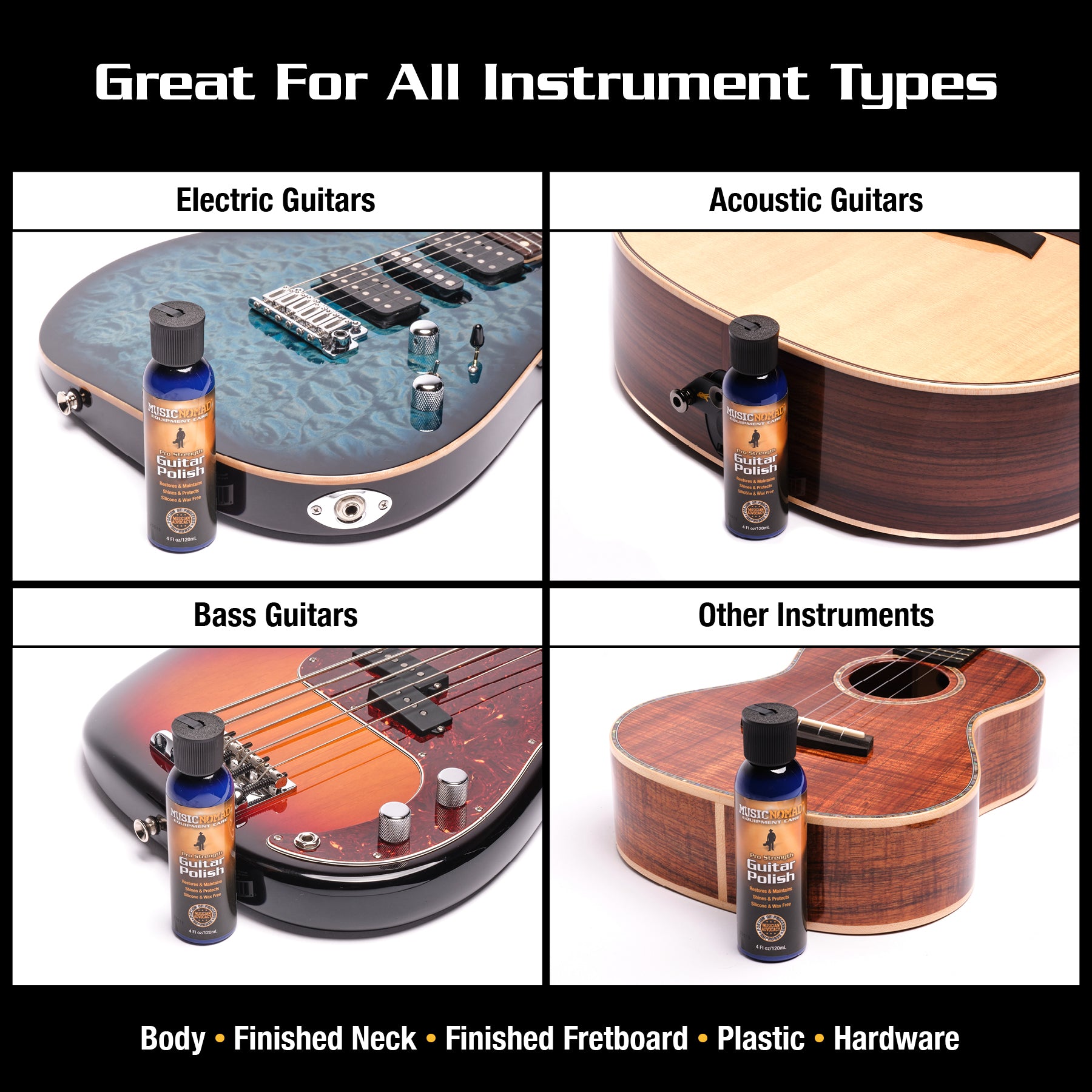 Smalto Per Chitarra Music Nomad MN101 - Formula Professionale Ad Alta Smalto Per Chitarra Music Nomad MN101 - Formula Professionale Ad Alta