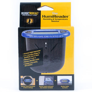 Music Nomad MN305 The HumiReader - Humidity & Temperature Monitor - 3 in 1-Easy Music Center
