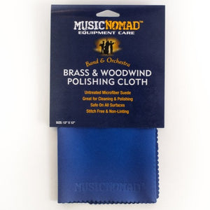 Music Nomad MN730 Brass & Woodwind Untreated Microfiber Polishing Cloth-Easy Music Center