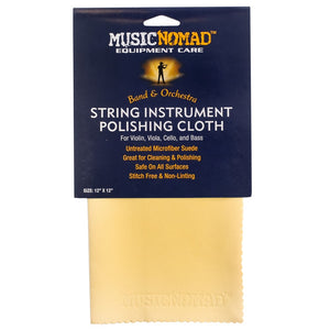 Music Nomad MN731 String Instrument Microfiber Polishing Cloth for Violin, Viola, Cello & Bass-Easy Music Center