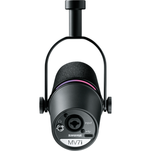 Shure MV7I USB Microphone w/ Input-Easy Music Center