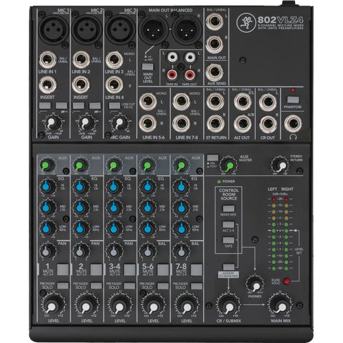 Mackie 802VLZ4 8-channel Ultra Compact Mixer-Easy Music Center