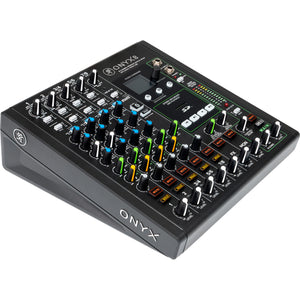 Mackie ONYX8 8-Channel Premium Analog Mixer with Multi-Track USB-Easy Music Center