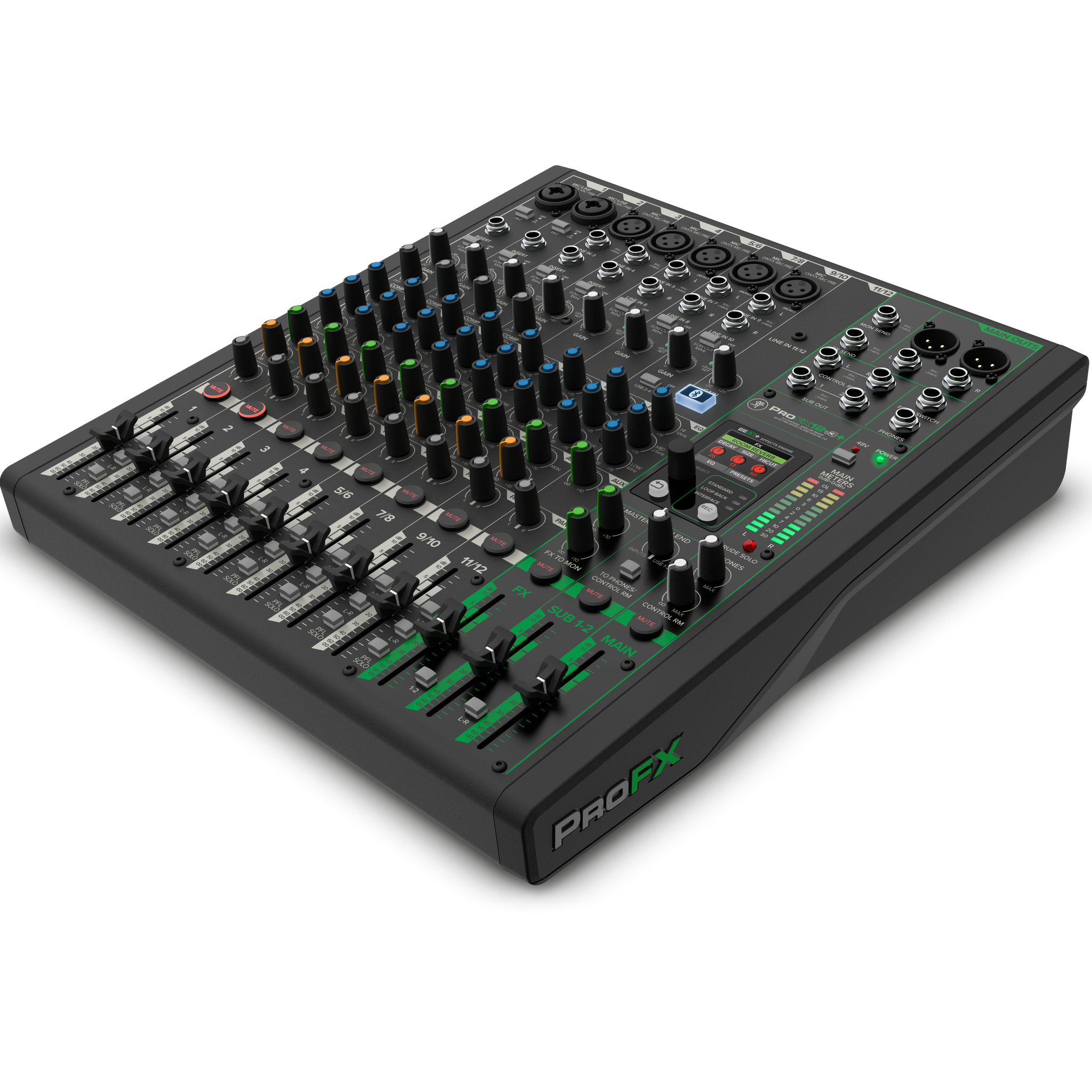配信機器・PA機器・レコーディング機器 MACKIE PRO FX12v3 BIG KNOB Mackie PROFX12V3+ 12-Channel Analog Mixer w/ Enhanced FX