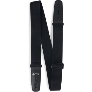 Martin 18A0141 2" Martin Lock-it Strap, Cotton, Black-Easy Music Center