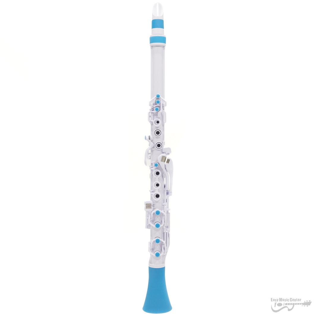 Nuvo N120CLBL Clarinéo 2.0 (White/Blue)-Easy Music Center