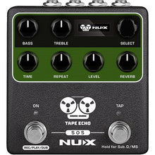 Load image into Gallery viewer, NUX NDD-7 NuX Tape Echo Multi Tape Head Space Echo with Tap Tempo and Looper Pedal-Easy Music Center
