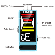 Load image into Gallery viewer, NUX NTU-3MKII-BL Flow Tuner Pedal Blue-Easy Music Center
