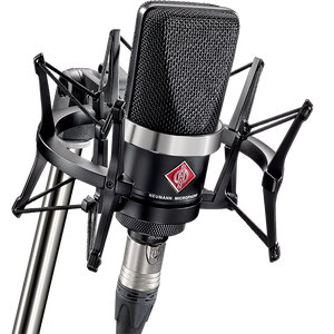 Neumann TLM102-BK-SET TLM 102 Condenser Microphone Studio Set, Black-Easy Music Center