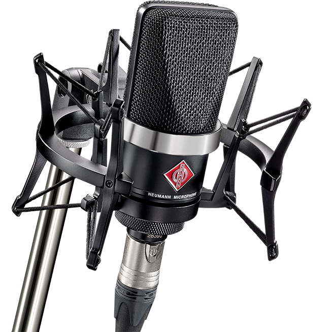 Neumann TLM102-BK-SET TLM 102 Condenser Microphone Studio Set, Black-Easy Music Center