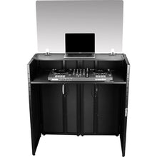 Load image into Gallery viewer, Odyssey DJBOOTHC1 DJ Control Booth w/ Black/White Scrim-Easy Music Center
