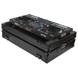 Odyssey FZRANE4WBL Black Label DJ Controller Case w/ Wheels - Fits XDJ-XZ-Easy Music Center