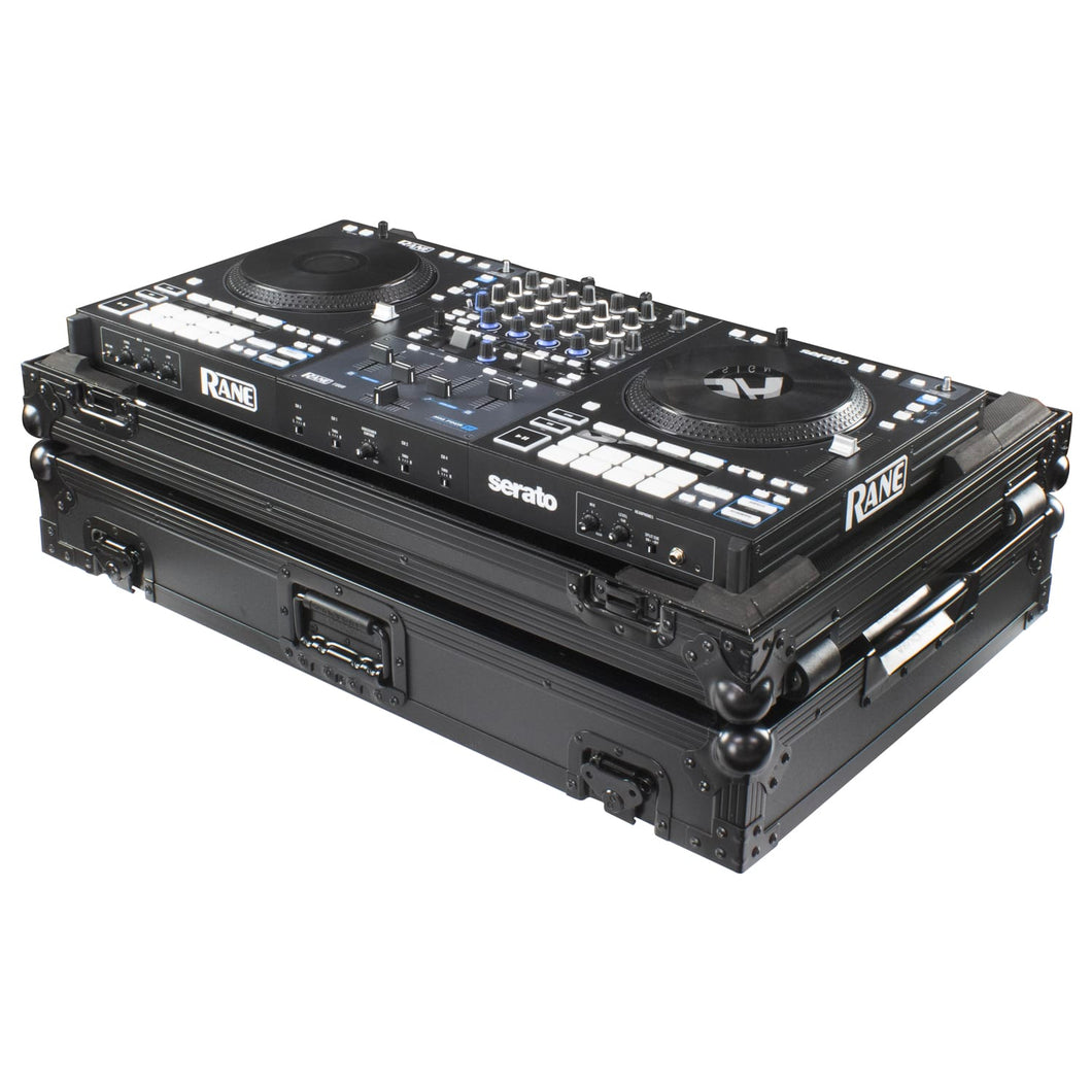 Odyssey FZRANE4WBL Black Label DJ Controller Case w/ Wheels - Fits XDJ-XZ-Easy Music Center