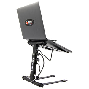 Odyssey LSTAND360PH Smart Laptop Stand with High Speed 3.2 Media Hub-Easy Music Center