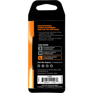 Ernie Ball P09614 Fretwrap by Gruv Gear, Large-Easy Music Center