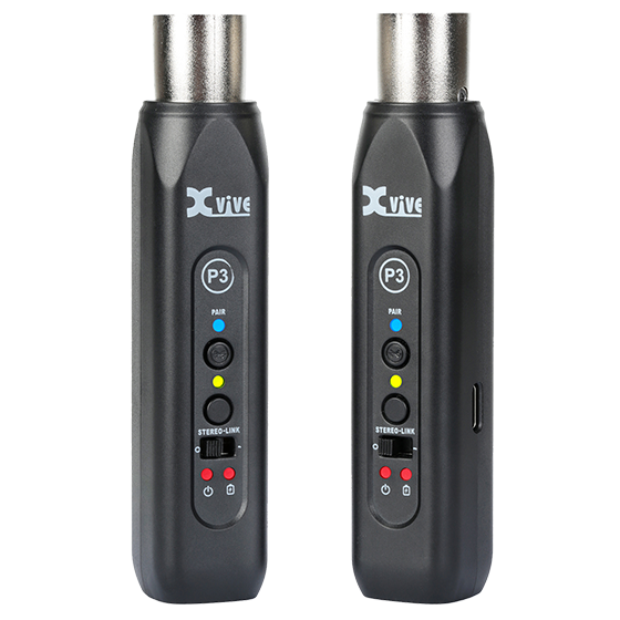 Xvive P3D-XVIVE XLR Bluetooth Audio Receiver, Stereo Pair-Easy Music Center