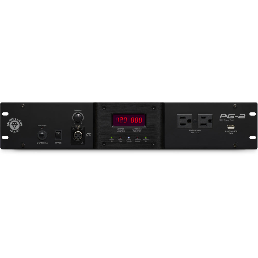 Black Lion Audio PG-2 Professional 2U Rackmount Power Conditioner-Easy Music Center