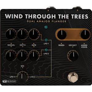 PRS WIND-TREES Wind Through The Trees Dual Flanger Pedal-Easy Music Center
