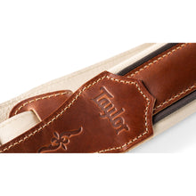 Load image into Gallery viewer, Taylor 4105-25 400 Series - Renaissance 2.5&quot; Guitar Strap, Medium Brown-Easy Music Center
