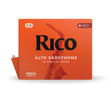 Load image into Gallery viewer, Rico RJA0130-B25 Organic Alto Saxophone Reeds, Strength 3.0, Pack of 25
