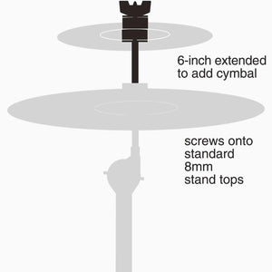 Gibraltar SC-MCSA6 6" Mini Cymbal Stacker Attachment-Easy Music Center