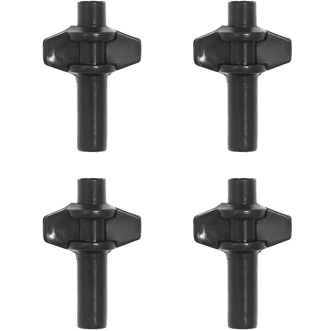 Gibraltar SC-TCWN 8mm T-style Wing Nut, 4-pack-Easy Music Center