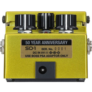 Boss SD-1-B50A LTD 50th Ann. Super Overdrive Pedal-Easy Music Center