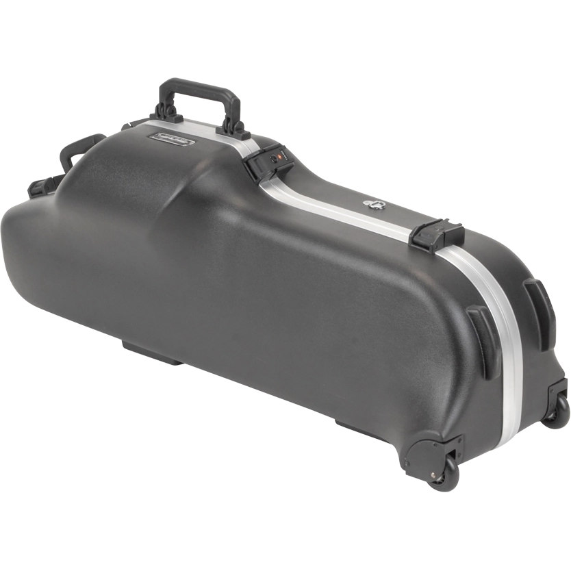 Skb SKB-455W Contoured Pro Universal Baritone Sax case with Wheels-Easy Music Center
