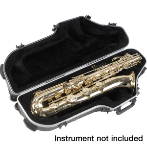 Skb SKB-455W Contoured Pro Universal Baritone Sax case with Wheels-Easy Music Center