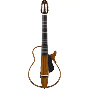 Yamaha SLG200NW Wide-Neck Nylon String Silent Guitar, Natural-Easy Music Center