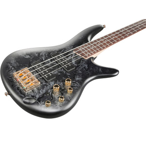Ibanez SR300EDXBZM SR Standard 4-string Bass, Black Ice Frozen Matte-Easy Music Center