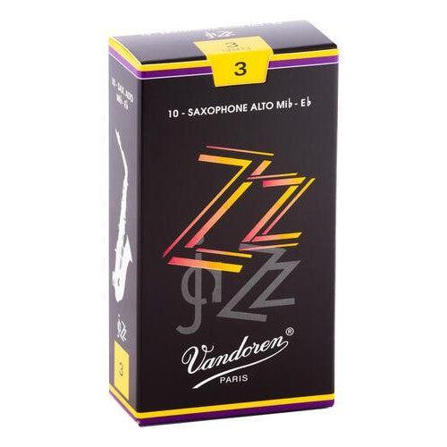 Vandoren SR413 ZZ Alto Sax Reeds - Strength 3 (Box of 10)-Easy Music Center