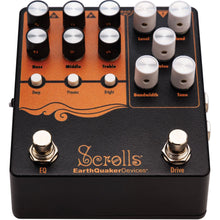 Load image into Gallery viewer, Earthquaker SCROLLS Bass Tone Control Pedal w/ EQ, Drive, Flexible Routing
