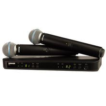 Load image into Gallery viewer, Shure BLX288/B58-H10 Dual Channel Handheld Wireless System with (2) B58 Handheld Mics (542-572 MHz)-Easy Music Center
