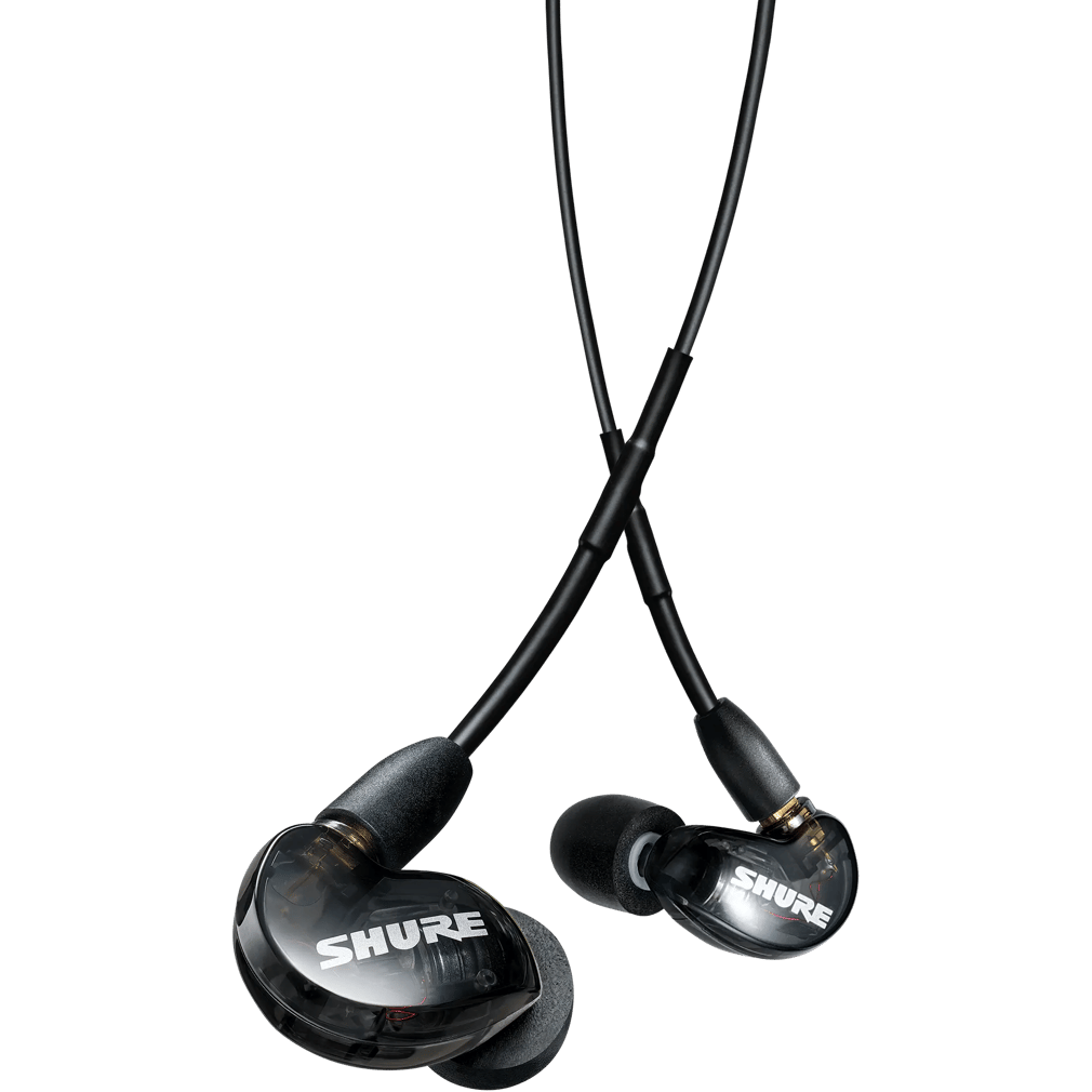 Shure SE215-K Earphones with Dynamic MicroDriver and Detachable Cable (Black)-Easy Music Center