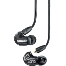 Load image into Gallery viewer, Shure SE215-K Earphones with Dynamic MicroDriver and Detachable Cable (Black)-Easy Music Center
