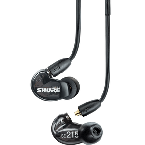Shure SE215-K Earphones with Dynamic MicroDriver and Detachable Cable (Black)-Easy Music Center