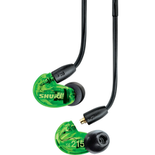 Load image into Gallery viewer, Shure SE215SPE-GN Sound Isolating Earphones w/ Dynamic MicroDriver, Green-Easy Music Center
