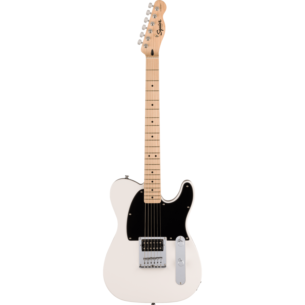 Squier 037-3553-580 Sonic Esquire Tele, H, MN, BPG, Arctic White-Easy Music Center