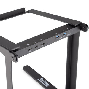 On-Stage LPT8000 Foldable Laptop Stand w/ USB Hub-Easy Music Center