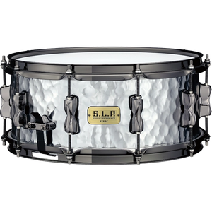 Tama LST146H 6x14 Steel Snare, S.L.P. Expressive Hammered-Easy Music Center