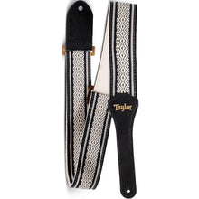 Load image into Gallery viewer, Taylor 4015-20 2&quot; Academy Strap, Wht/Blk, Jacquard Cotton-Easy Music Center
