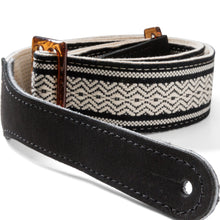 Load image into Gallery viewer, Taylor 4015-20 2&quot; Academy Strap, Wht/Blk, Jacquard Cotton-Easy Music Center
