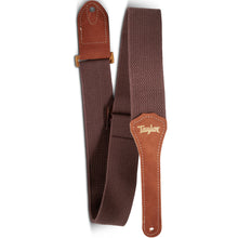 Load image into Gallery viewer, Taylor 4012-20 2&quot; Chocolate Brown Cotton Strap-Easy Music Center
