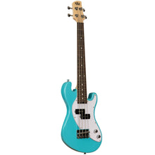 Load image into Gallery viewer, Kala UBASS-SB-BL-FS Solid Body UBASS, 4-String, Fretted, Surf Blue-Easy Music Center
